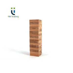 เกมไม้คลาสสิกสำหรับเด็ก ชุดต่อบล็อกไม้ 50 ชิ้น เป็นมิตรกับสิ่งแวดล้อม - Product Image 2