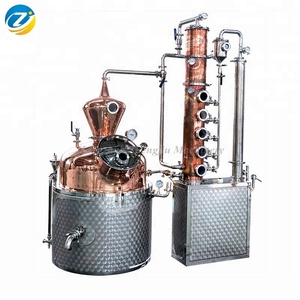 Nuevo tipo <span class=keywords><strong>de</strong></span> columna <span class=keywords><strong>de</strong></span> destilación olla destilador <span class=keywords><strong>de</strong></span> alcohol con <span class=keywords><strong>Ginebra</strong></span> cesta para venta - Product Image 4