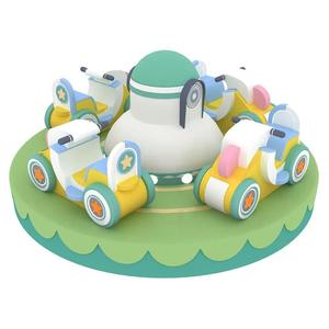 Carrusel eléctrico para juegos de interior, equipo de juego suave, tiovivo para niños - Product Image 1