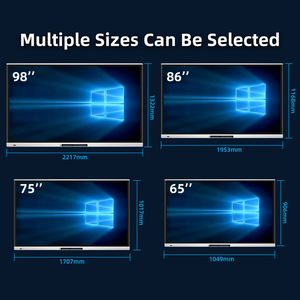 HISEEVIEW จออัจฉริยะแบบออลอินวันขนาด 75 นิ้ว ความละเอียด 4K หน้าจอ LCD แบบอินเทอร์แอคทีฟ ไวท์บอร์ดดิจิทัลพร้อมหน้าจอสัมผัส สำหรับการเรียนการสอน  OEM สำหรับการศึกษา - Product Image 3