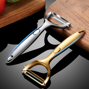 Nuevo Pelador <span class=keywords><strong>Manual</strong></span> de Patatas y Frutas de Acero Inoxidable Engrosado con Aleación de Zinc, Pelador de Verduras y Frutas para Cocina, Raspador de Frutas - Product Image 1