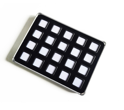 Noir20pcsStyle de couverture rabattable