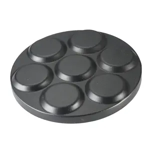 Durable Cast Coating Die Cast Non-stick Pan Cake with 7 Hole Pancake Pan
