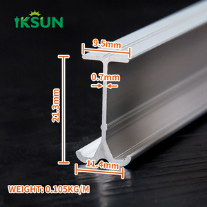 Iksun รางผ้าม่านติดเพดานโรงแรมชุดรางผ้าม่านอลูมิเนียมยืดหยุ่นสูงพร้อมอุปกรณ์เสริม - Product Image 2