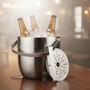 Wholesale 2L/3L Stainless Steel <b>Champagne</b> <b>Ice</b> <b>Bucket</b> Double Walled Vacuum Insulated <b>Ice</b> Container with Handle & Tools - Product Image 3