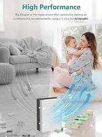 Filtre de remplacement au charbon actif HPA5200B compatible avec les purificateurs d'air Honeywell HPA 5200B HPA5220 HPA5250 HPA3200