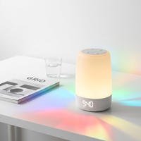 RGB Gaming Weißes Rauschen Schlafmaschine 32 Hi-Fi-Sounds Farbenfrohe Lichtshow Wiederaufladbar Tragbares Heimkino Fernbedienung Audio