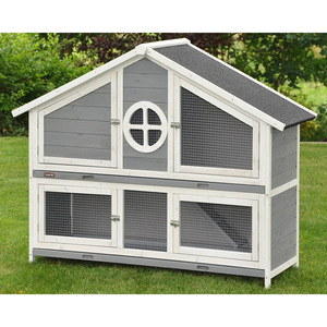 Creative New Large American Multi-Layer Wooden Rabbit <strong>House</strong> Anti-Rat Snake <strong>Pet</strong> Breeding Cage with Multiple Rabbit Nests - Product Image 1