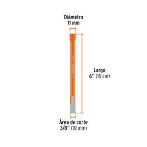 Scalpello per taglio a freddo BOX 12 3/8" x 6', TRUPER - Product Image 2