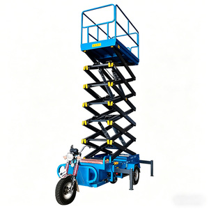 Plateforme aérienne à trois roues de 12 m et 300 kg pour l'entretien des parcs d'attractions - En vente - Product Image 4