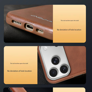 New PU Leather Magnetic Cell Phone <b>Case</b> for <b>iPhone</b> 17 <b>12</b> 13 Pro Max 14 15 16 Plus 17 Air Wireless Charging Protective Back Cover - Product Image 6