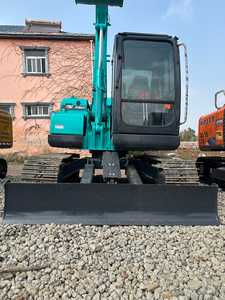 99% nouveau 7 tonnes Kobelco SK75 pelle japon utilisé d'occasion petit moteur d'origine pompe à moteur EPA CE - Product Image 2