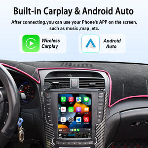 Reproductor Multimedia con Pantalla Táctil de 10.4 Pulgadas, Navegación GPS, Carplay Inalámbrico, Radio Estéreo para Automóvil Android para Honda Acura TL 2004-2008 - Product Image 4