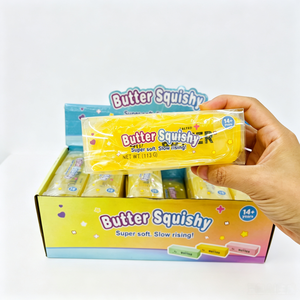 <span class=keywords><strong>Promo</strong></span> entrepôt USA : Jouet anti-stress réaliste en forme de beurre, non-réalissant, en gelée de pétrole, petit format 4oz, jouet à presser souple en forme de beurre - Product Image 2