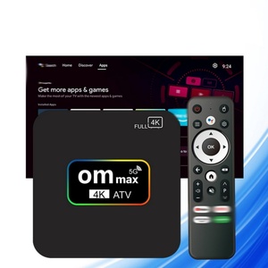 กล่องทีวีอัจฉริยะระบบแอนดรอยด์ OM Max ATV Voice Smart พร้อมชิปประมวลผล Amlogic S905L3 รองรับ Wifi 2.4G/5G, Bluetooth และความละเอียด 4K รุ่น Global Version เครื่องเล่นมีเดีย - Product Image 3