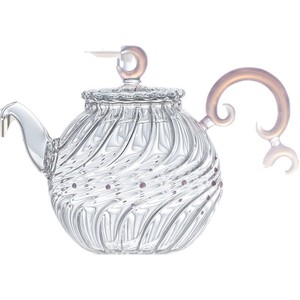 Guanlan Glass Teapot Round Heat Resistant With Lid For Kung Fu <b>Tea</b> <b>Set</b> - Product Image 5