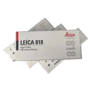 Lames de microtome en acier inoxydable allemand de haute qualité Leica 818