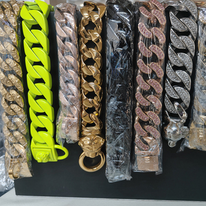 <span class=keywords><strong>Collar</strong></span> de Perro Táctico de Lujo Personalizado al por Mayor, <span class=keywords><strong>Collar</strong></span> de Acero Inoxidable de Alta Resistencia con Cadena Cubana para Perro - Product Image 6