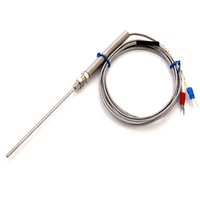 Sensor suhu termokopel Probe berulir M8 untuk tipe k