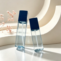 Flacon carré en PET personnalisé de 100-150 ml avec pompe pulvérisatrice, emballage cosmétique, conteneur en plastique, crème pour le visage, lotion, soin de la peau, usage facial