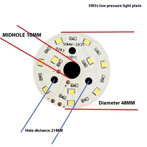 Bảng đèn <span class=keywords><strong>LED</strong></span> không ổ đĩa 10W 5V với ánh sáng trắng ấm hai màu USB điện áp thấp 5V Đèn hạt nguồn sáng - Product Image 4