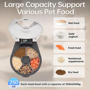 Distributeur automatique d'aliments humides et d'aliments réfrigérés avec refroidissement et chauffage par semi-conducteurs, distributeur intelligent de <span class=keywords><strong>nourriture</strong></span> pour animaux de compagnie pour chats - Product Image 3