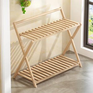 Narrow two-tier succulent plant <b>stand</b> for windowsills and bay windows, multi-layered simple flower <b>pot</b> <b>stand</b> for indoor living - Product Image 2
