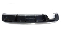 Diffuseur de pare-chocs arrière noir brillant ABS GOG personnalisé en usine pour AUDI A3 8V Facelift 2016-2020