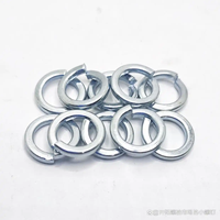 Polished 304 & 316L Stainless Steel Spring Washers with Zinc Din Standard