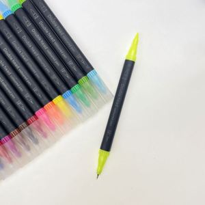 Ensemble de stylos marqueurs à double pointe fine lavables pour peinture artistique bon marché personnalisée, idéal pour un cadeau - Product Image 3
