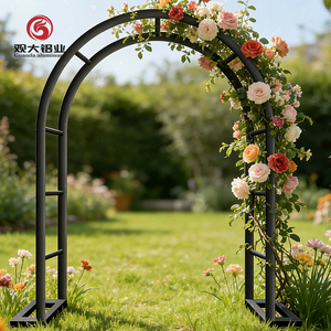 <span class=keywords><strong>Arche</strong></span> de <span class=keywords><strong>jardin</strong></span> en aluminium thermolaqué pour plantes grimpantes, 7 pieds - Product Image 4