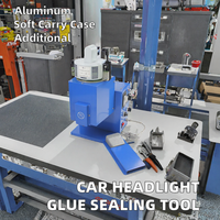Machine à fusionner la colle thermofusible pour réparation de phares de voiture, alimentée en courant continu, en aluminium, pour vente en gros, garantie 1 an