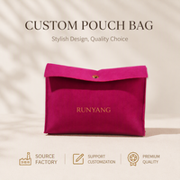 Pochette de présentation de bijoux moderne avec logo personnalisé, couvercle pliable pour collier, bracelet et emballage de marque privée
