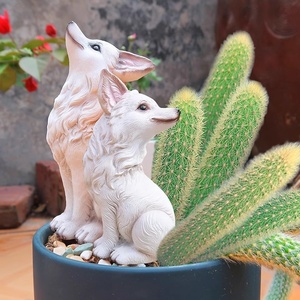 Décoration de <span class=keywords><strong>jardin</strong></span> en forme de renard - Renard à neuf queues - Décore le <span class=keywords><strong>jardin</strong></span>, protège de l'eau et du soleil, et crée un paysage. - Product Image 6