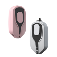 Portable 2500mAh Powerbank porte-clés poche chargeur de téléphone portable d'urgence pour iPhone Android Mini batterie fonction de charge