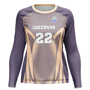 ชุดวอลเลย์บอลคอกลมแขนยาวสำหรับผู้หญิงชุดเล่นวอลเลย์บอลฝึกซ้อมแข่งขัน - Product Image 5