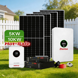 Système solaire domestique hors réseau 3KW 5KW 8KW 10KW complet avec panneaux monocristallins, onduleur à onde sinusoïdale pure et batterie lithium-ion MPPT - Product Image 3