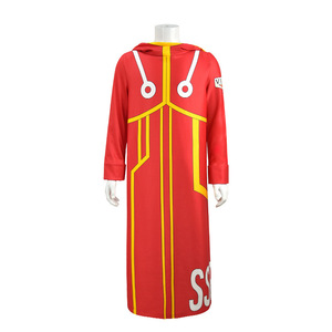 Costume de cosplay Sheng Leni One Piece Luffy, cape rouge avec chapeau, costume d'anime en spandex unisexe pour adulte - Product Image 2