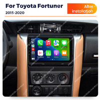 Lecteur dvd de voiture Mekede MS Android 12 IPS 2.5D pour Toyota Fortuner 2015-2020 8 + 128GB ventilateur de refroidissement de voiture autoradio navigation gps