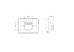 4.3 inch Nhựa trường hợp, nhiệt bao vây ABS + PC vỏ nhựa nhà ở với màn hình cảm ứng hiển thị - Product Image 5
