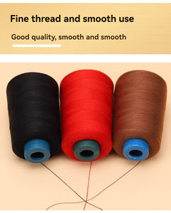 Серебряная антистатическая проводящая швейная нить: 20% нержавеющая сталь, 80% полиэстер, устойчивая к истиранию, химическим веществам и высоким температурам - Product Image 4