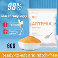 YEE Vente en gros d'aliments pour poissons kystes artémiés décapsulés œufs de crevettes en saumure Artemia
