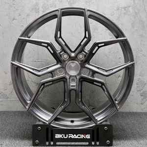 Jantes Bku forgées 5x108, 19, 20, 21 pouces, alliage noir brossé, jantes de course pour <span class=keywords><strong>Jaguar</strong></span> XF XE XJ <span class=keywords><strong>F</strong></span>-<span class=keywords><strong>pace</strong></span> Type Volvo V60 - Product Image 3