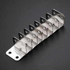 Support d'angle droit en acier inoxydable 90 degrés, en forme de L, en fer, en forme de T, plaque de fer, connecteur de quincaillerie, supports d'étagère - Product Image 4