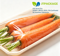 Film rétractable POF pour aliments, adapté aux sacs de carottes biologiques, conforme aux normes d'emballage biologique UE et USDA