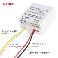 Contrôleur de moteur à courant continu à balais PWM 6V/12V 3A, interrupteur de contrôle de la température de gradation, interrupteur de contrôle de vitesse variable, régulateur progressif 6~18V