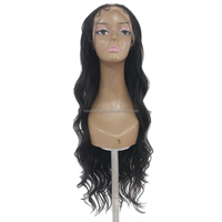 Nouveautés Perruques Transparantes Sans Colle 100% Cheveux Humains 30 Pouces Ondulés Naturels Eau Bouclés Body Wave Femmes Noires