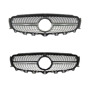 Pour W213 (pré-lifting 2016-2020) Mercedes <span class=keywords><strong>Classe</strong></span> E E200/E260/E300 AMG GT/E63S/MB Style Grille avant (<span class=keywords><strong>Panamericana</strong></span>/Star Grille) - Product Image 1
