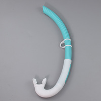 Tube de natation respirant en silicone imperméable pour la pêche sous-marine