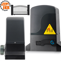 Kit Motor pintu geser atas 550W 1000kg, Kit Motor batas magnetik pembuka gerbang Remote Control persegi Sensor inframerah kontemporer
